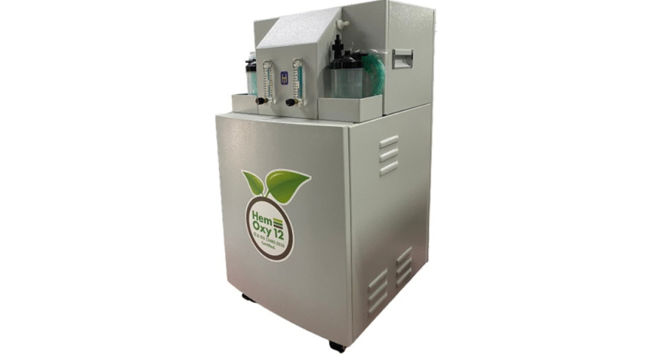 HEMIND Developed HemOxy12, a Portable Oxygen Concentrator 12 to 16 LPM with 80 percent Indian Origin Material