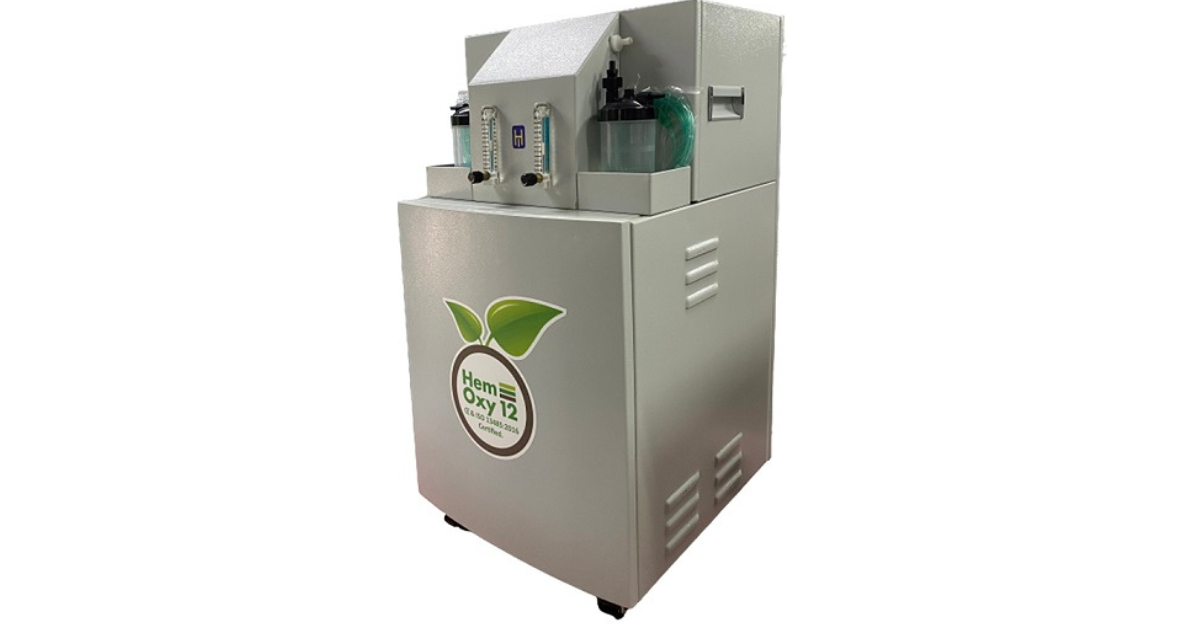 HEMIND Developed HemOxy12, a Portable Oxygen Concentrator 12 to 16 LPM with 80 percent Indian Origin Material