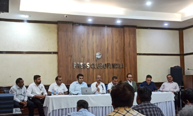 Press Conference hosted by EVMS in New Delhi