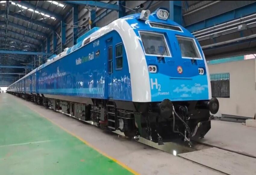 Indian Railways Launches First Hydrogen Train for Green Future