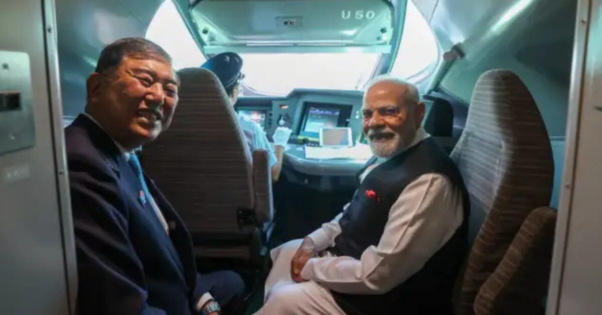 Friendship on Fast Track: Modi & Ishiba Board Shinkansen