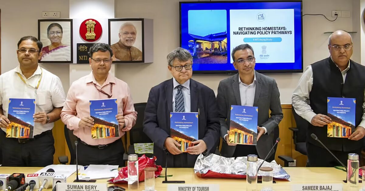 NITI Aayog Pushes Single-Window Clearance to Boost Homestays