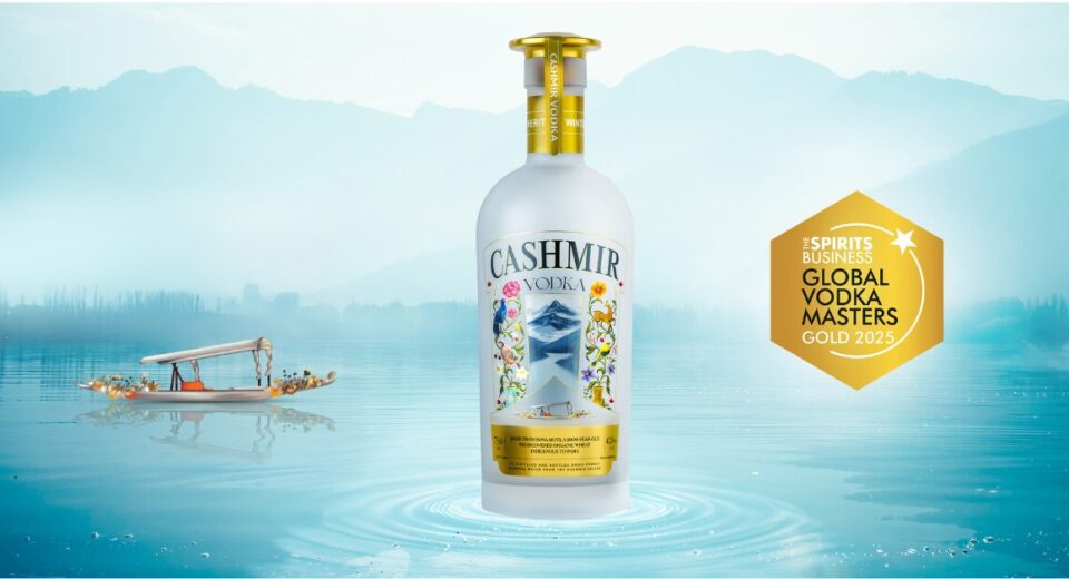 CASHMIR, India’s First Small-Batch Organic Vodka, Wins Gold at Vodka Masters 2025