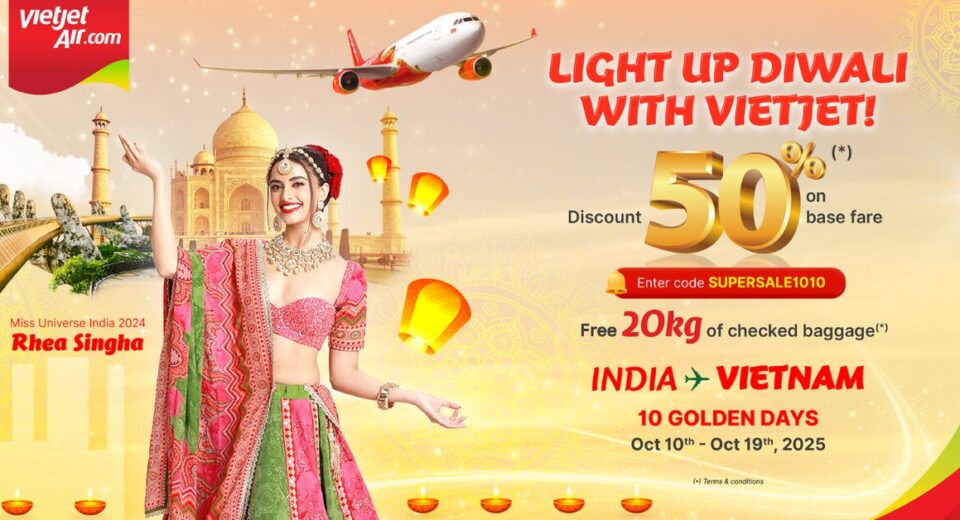 Vietjet Brightens Diwali with a 10-Day Festive Super Sale
