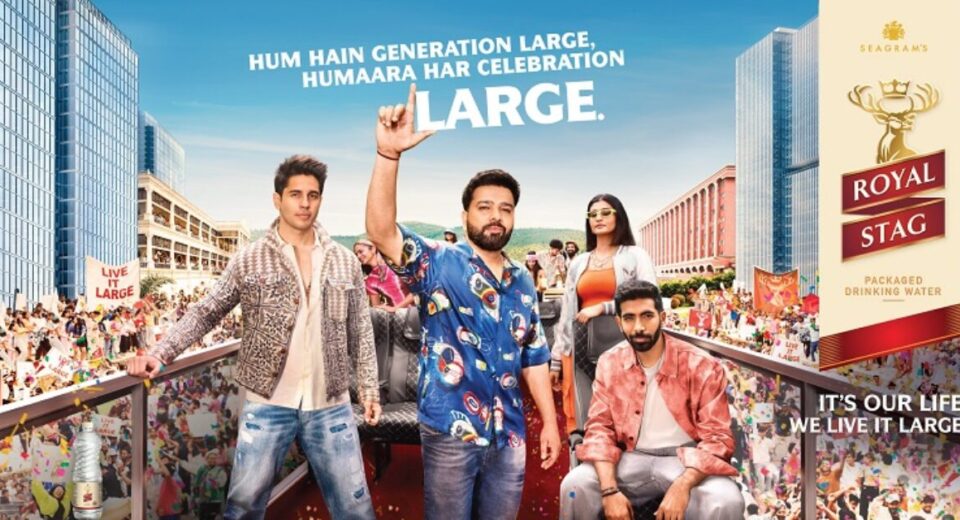 Royal Stag Water Launches AI-Powered #CelebrateLarge Festive Campaign with Rohit Sharma