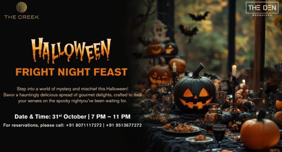 The Den Bengaluru Hosts Spooky Halloween Dinner at The Creek