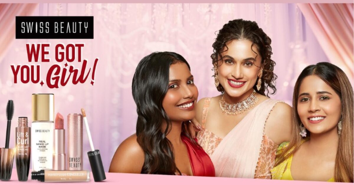 Swiss Beauty Launches “We Got You, Girl!” Campaign with Taapsee Pannu