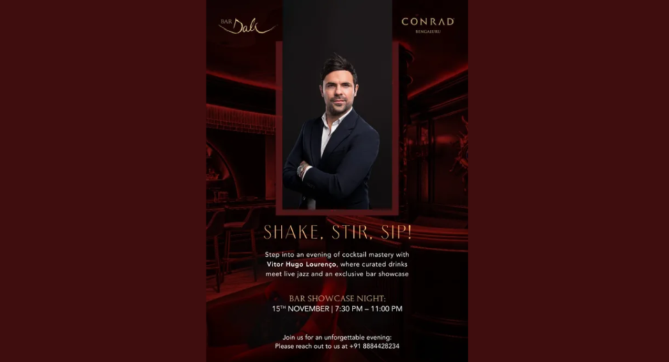Conrad Bengaluru unveils Shake, Stir, Sip! – an exclusive cocktail masterclass experience