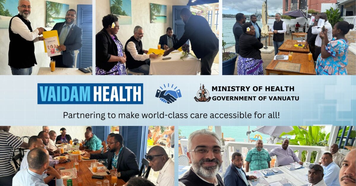 Vaidam Health and Vanuatu partner to enhance international healthcare access