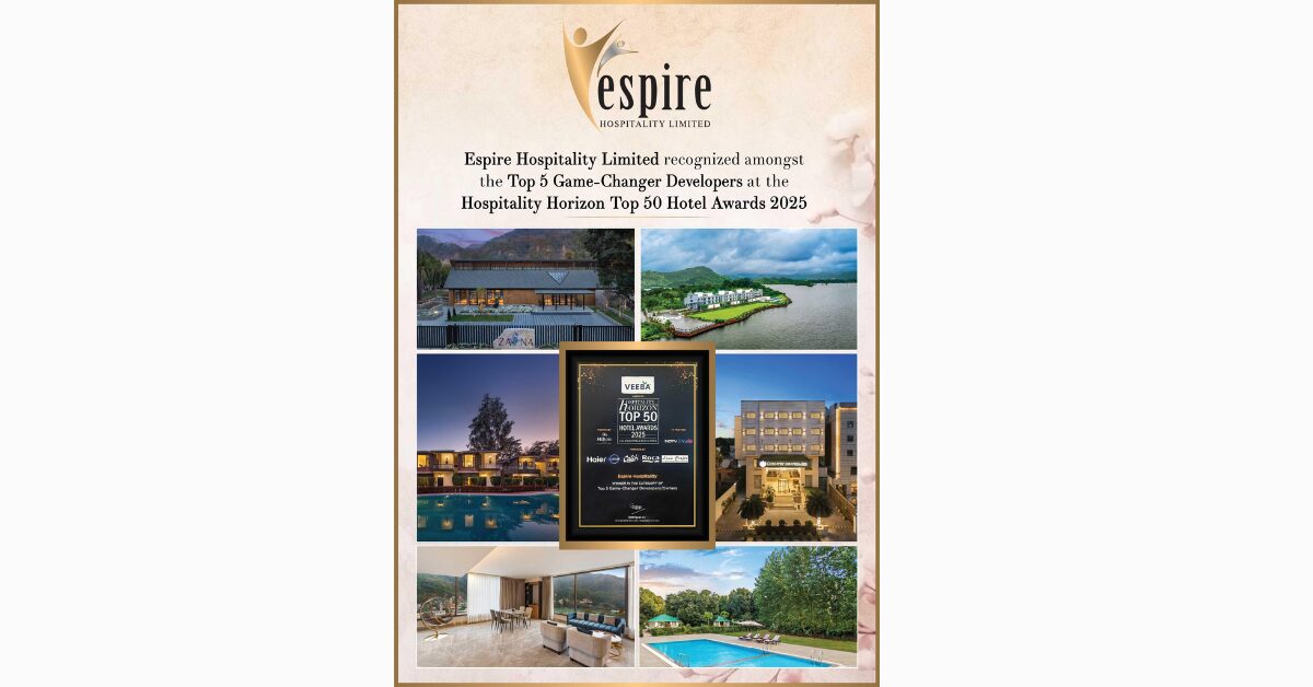 Espire Hospitality Shines with Triple Wins at Hospitality Horizon Top 50 Hotel Awards 2025