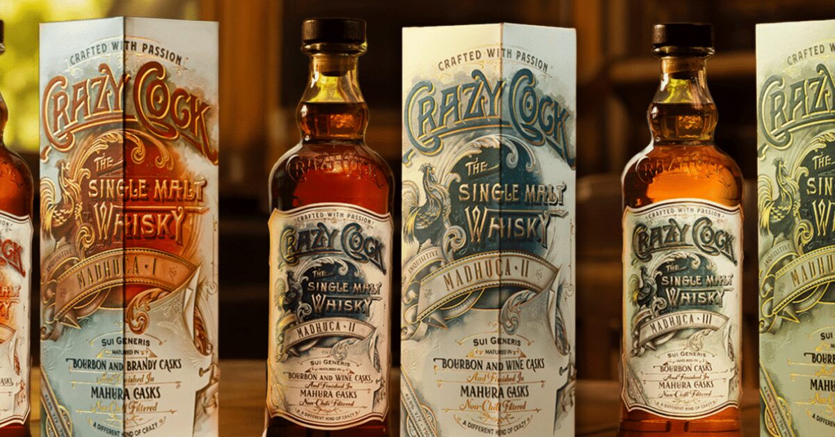 Crazy Cock launches the world’s first Mahura cask–finished Indian single malt