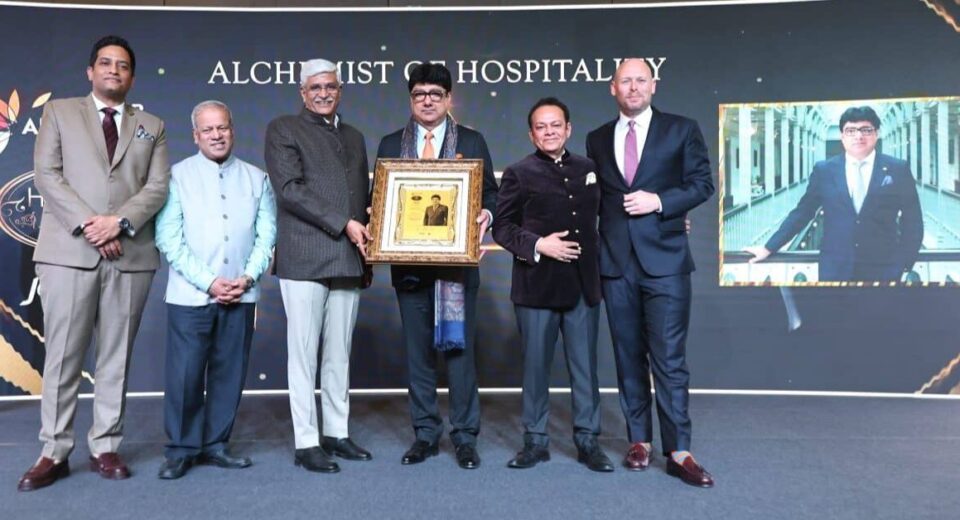 Puneet Chhatwal honoured with the prestigious Alchemist of Hospitality title