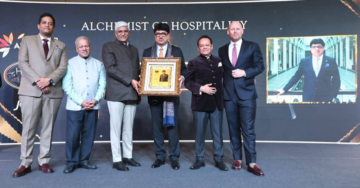 Puneet Chhatwal honoured with the prestigious Alchemist of Hospitality title