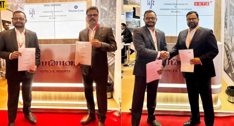 Thomas Cook India & SOTC Travel sign strategic MOU with Cinnamon Life at City of Dreams Sri Lanka
